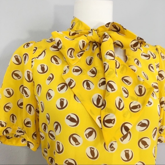 Anthropologie - 100% Silk Girls from Savoy Blouse! - Picture 3 of 8